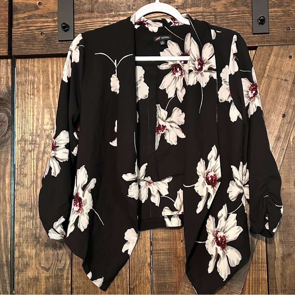 Floral Black Women's Top